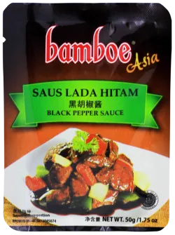 Bumbu Asia Bamboe Asia Saus Lada Hitam bamboe asia saus lada hitam